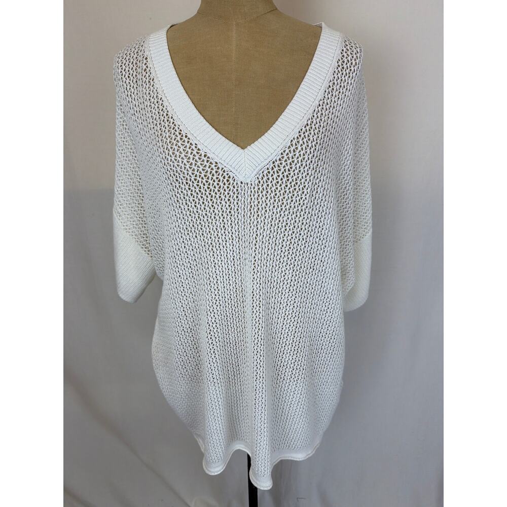 NWT Soya Concept While Cotton Linen Oversized Top Size XS #0503